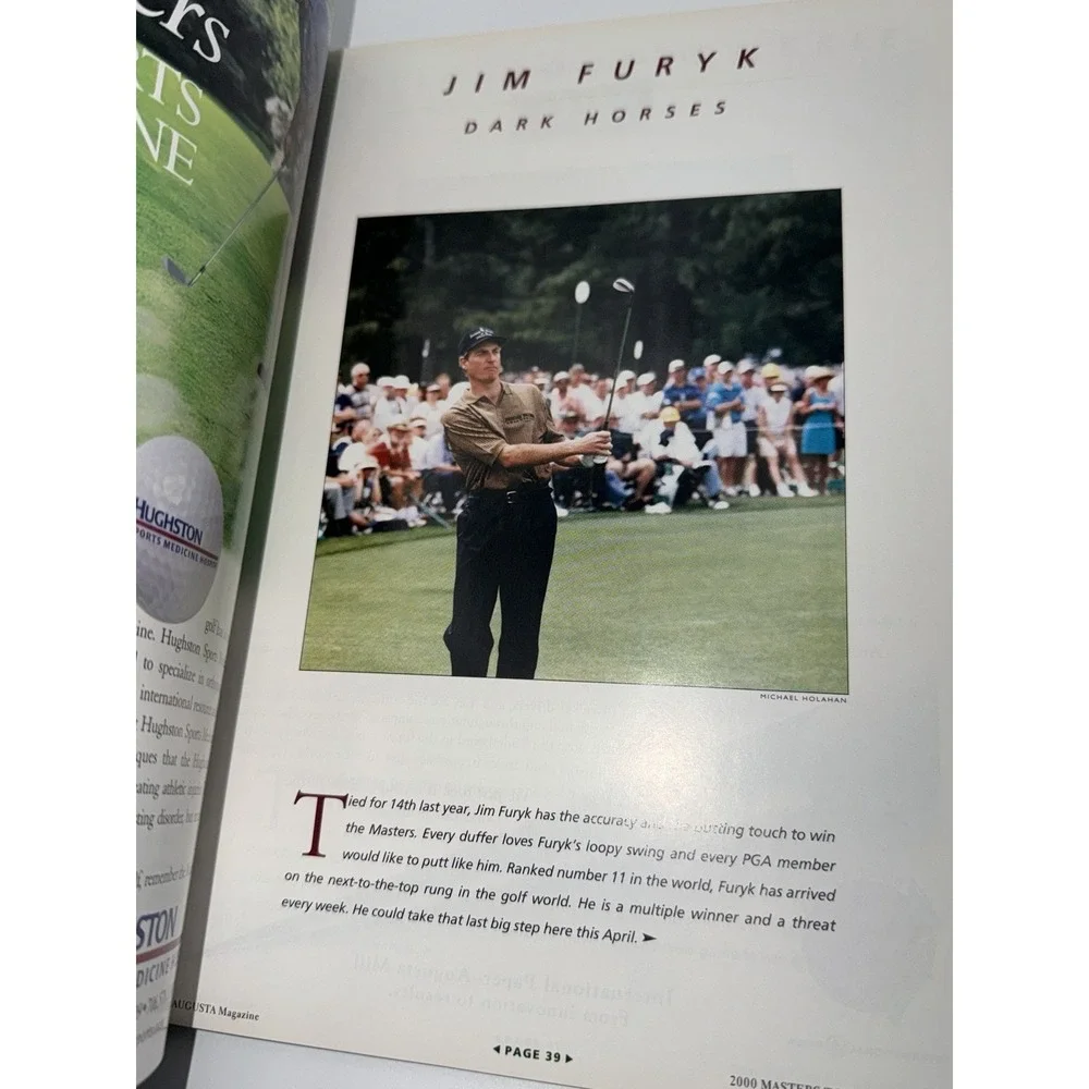 Masters 2000 Tournament Guide Augusta Magazine Tiger Woods Era